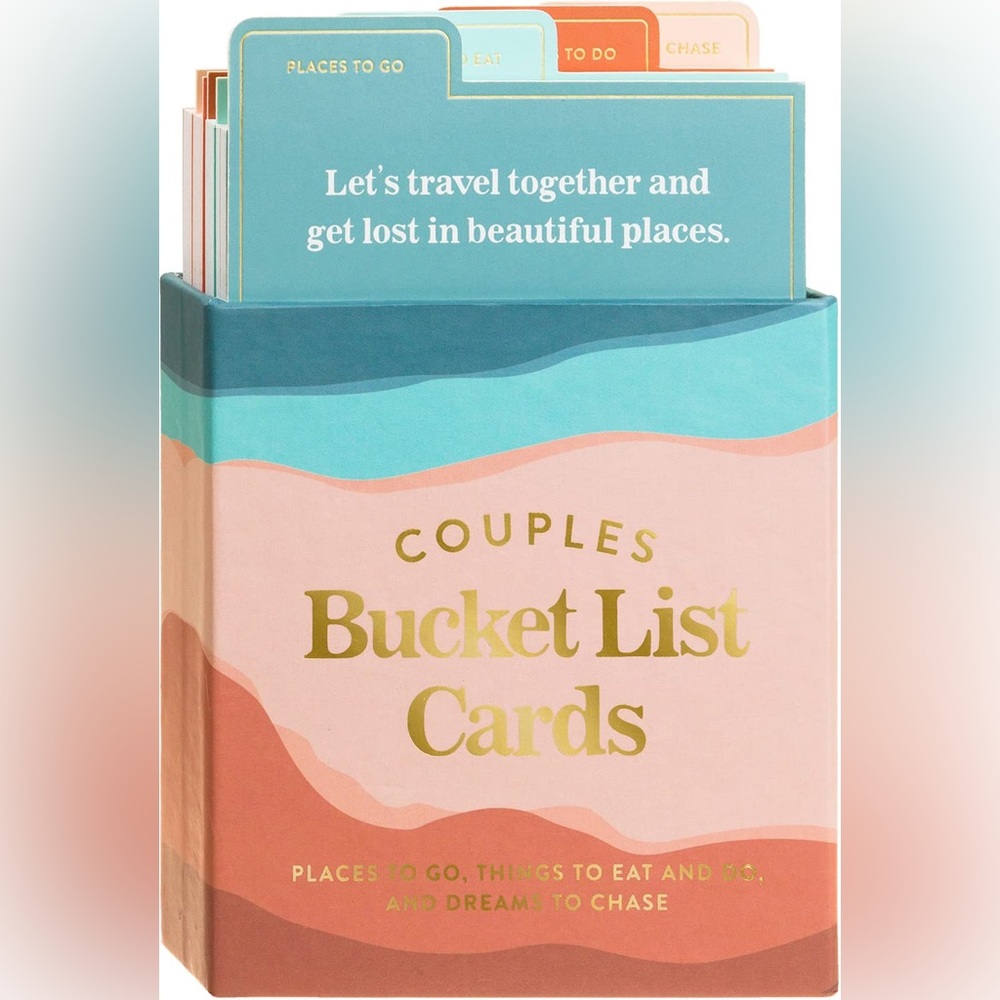 Eccolo Couples Bucket List Cards.. New in Box